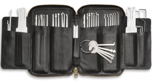 southord Sixty-nine Piece professional Lock Pick Set with Metal Handles