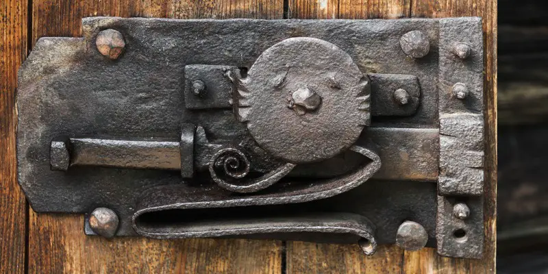 old lock from lock picking history